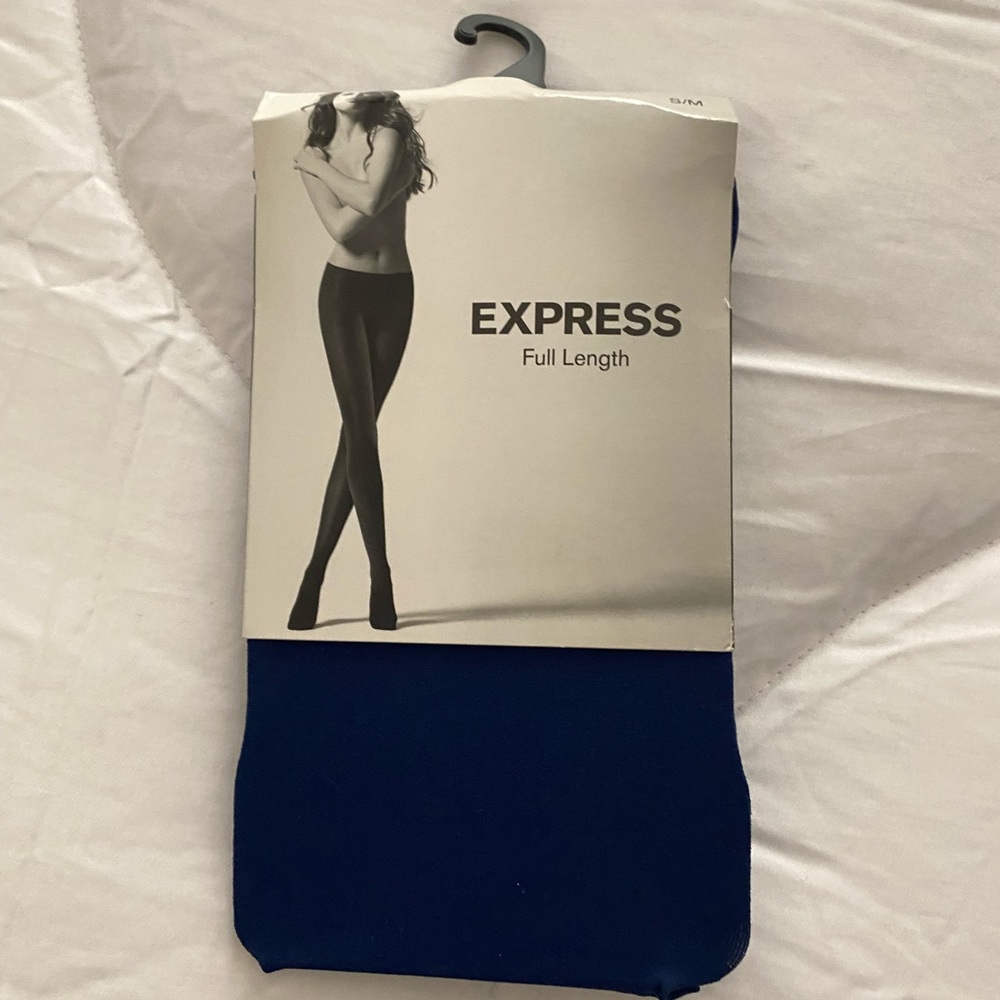 Navy Blue Express Full Length Tights